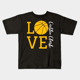 I love Caitlin Clark Kids T-Shirt